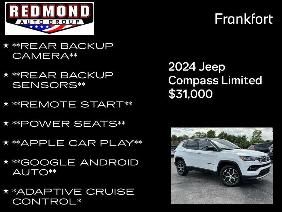 new 2024 Jeep Compass car, priced at $31,000