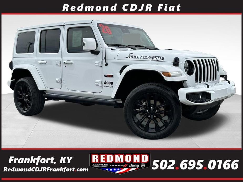 used 2020 Jeep Wrangler Unlimited car, priced at $40,500