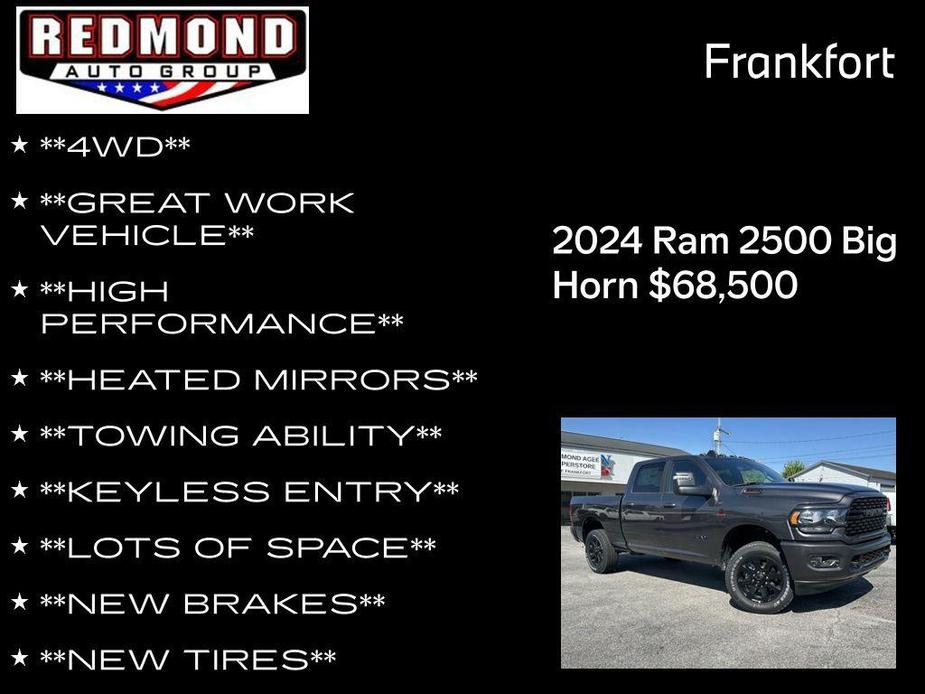 new 2024 Ram 2500 car, priced at $68,500