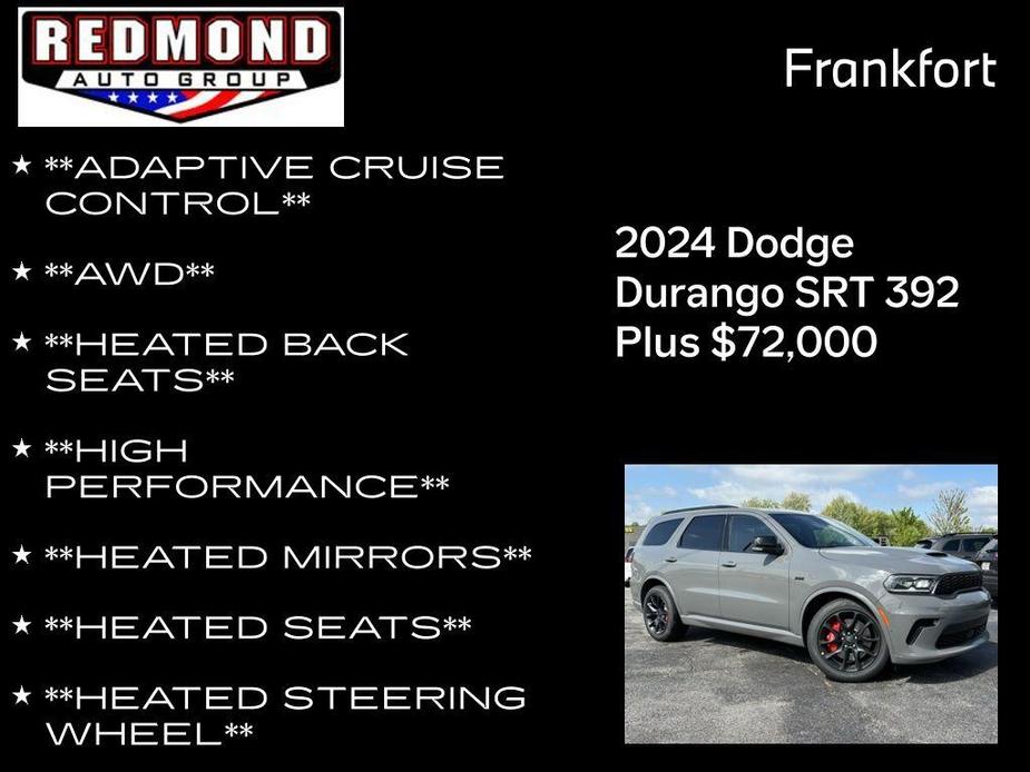 new 2024 Dodge Durango car, priced at $72,000