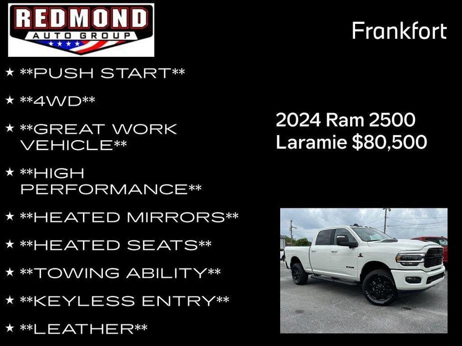 new 2024 Ram 2500 car, priced at $80,500