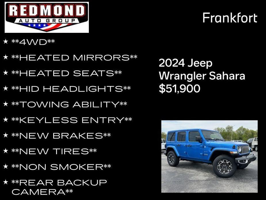 new 2024 Jeep Wrangler car, priced at $51,900