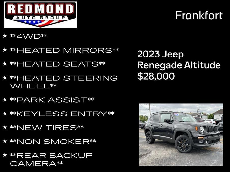 new 2023 Jeep Renegade car, priced at $28,000