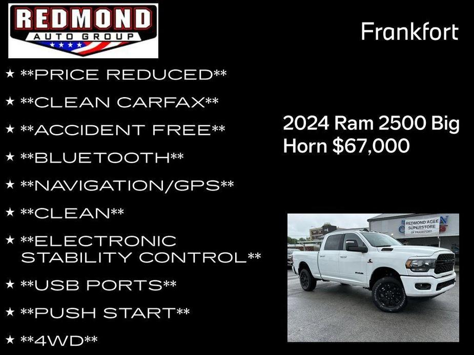 new 2024 Ram 2500 car, priced at $67,000