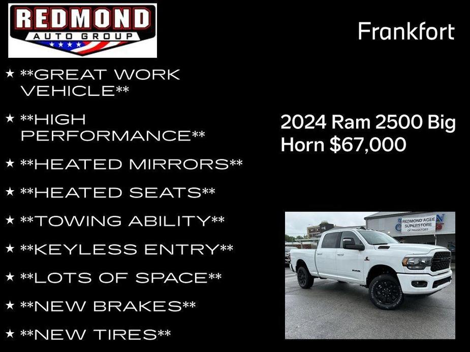 new 2024 Ram 2500 car, priced at $67,000