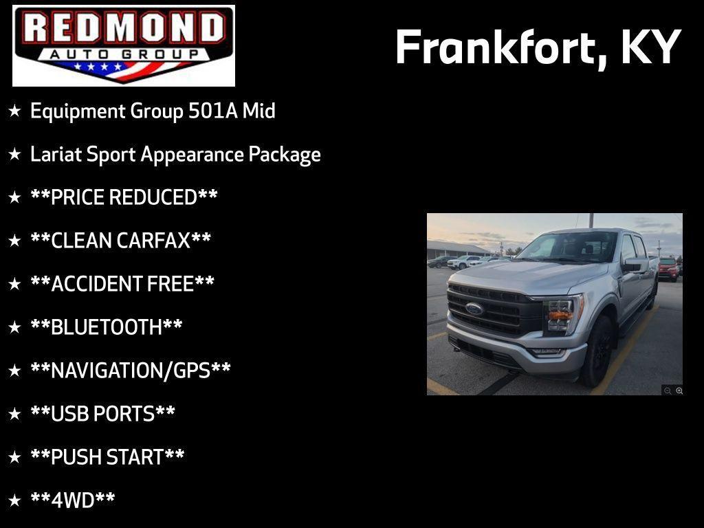 used 2021 Ford F-150 car, priced at $38,500