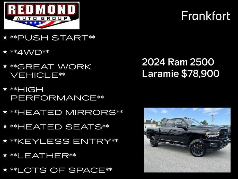 new 2024 Ram 2500 car, priced at $78,900