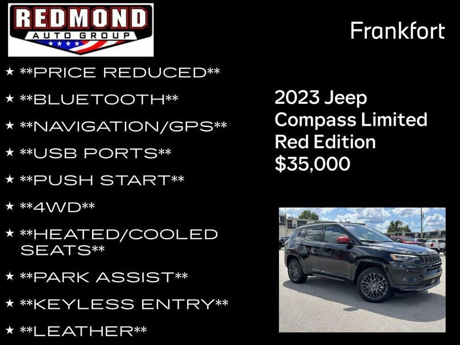 new 2023 Jeep Compass car, priced at $35,000