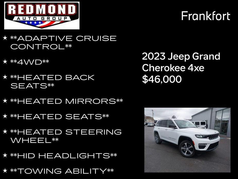 new 2023 Jeep Grand Cherokee 4xe car, priced at $46,000