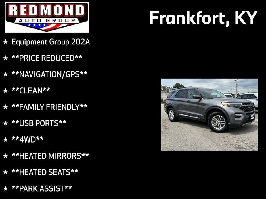 used 2022 Ford Explorer car, priced at $24,500