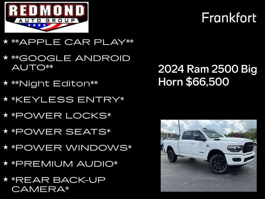 new 2024 Ram 2500 car, priced at $66,500