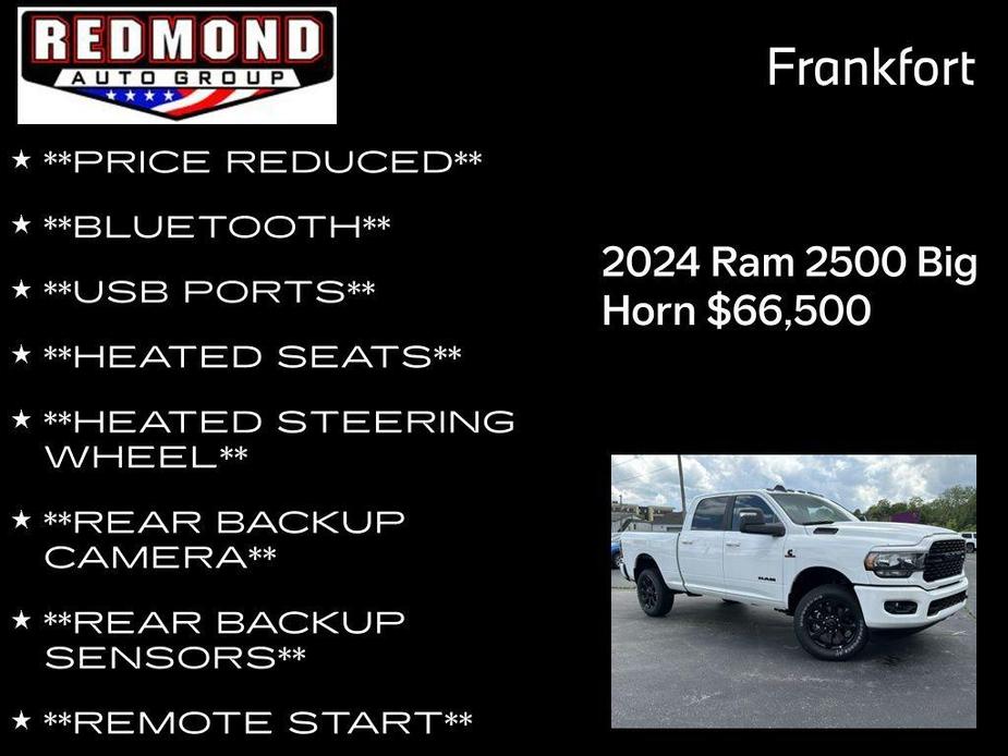 new 2024 Ram 2500 car, priced at $66,500