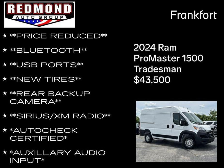 new 2024 Ram ProMaster 1500 car, priced at $43,500