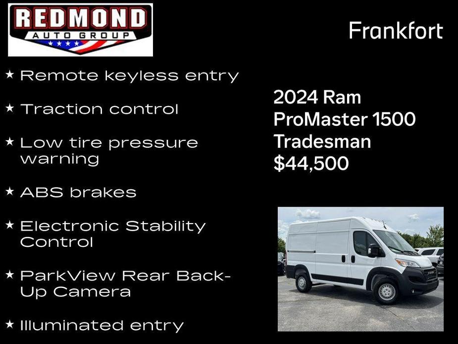 new 2024 Ram ProMaster 1500 car, priced at $44,500