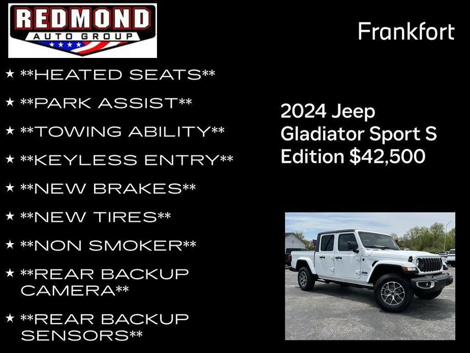 new 2024 Jeep Gladiator car, priced at $42,500