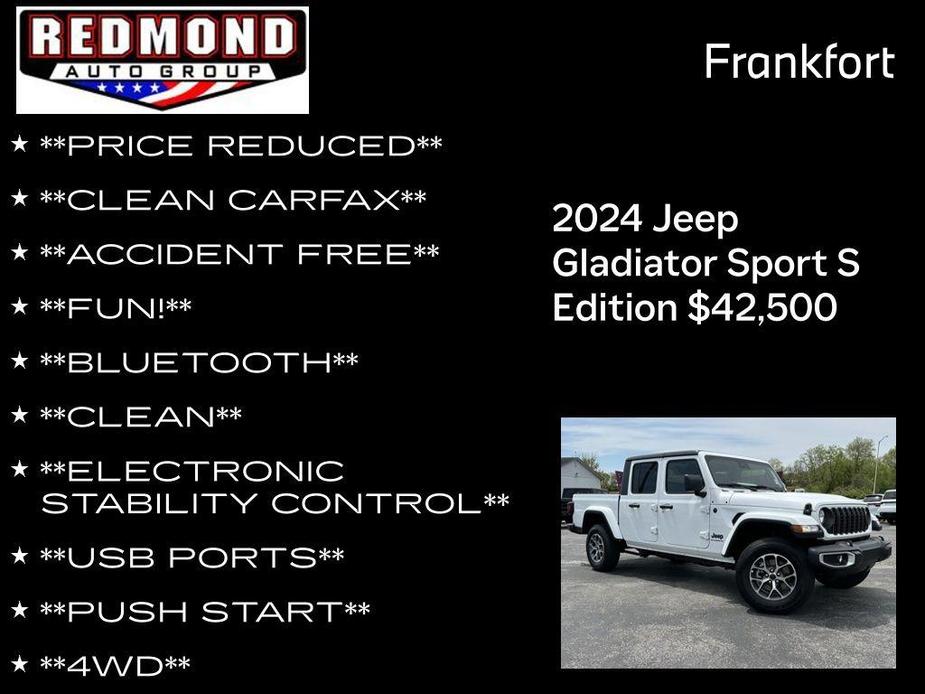 new 2024 Jeep Gladiator car, priced at $42,500