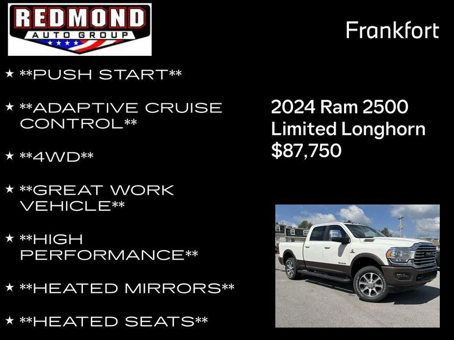 new 2024 Ram 2500 car, priced at $87,750