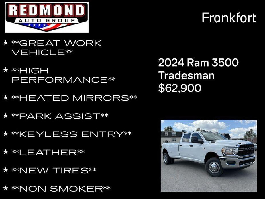 new 2024 Ram 3500 car, priced at $62,900