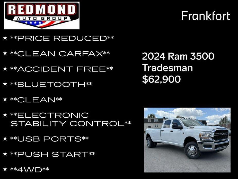 new 2024 Ram 3500 car, priced at $62,900