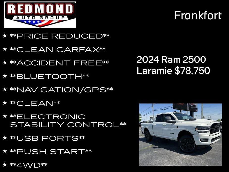 new 2024 Ram 2500 car, priced at $78,750