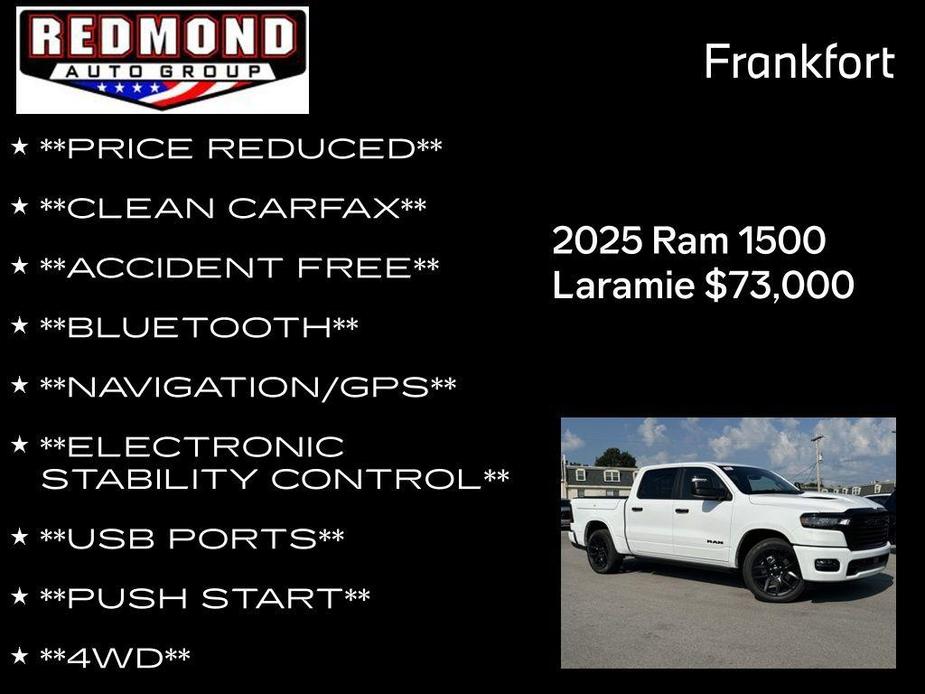 new 2025 Ram 1500 car, priced at $73,000