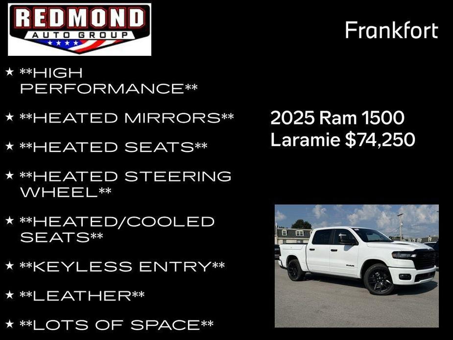 new 2025 Ram 1500 car, priced at $74,250