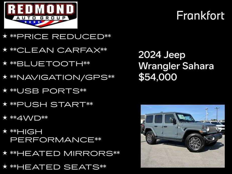 new 2024 Jeep Wrangler car, priced at $54,000