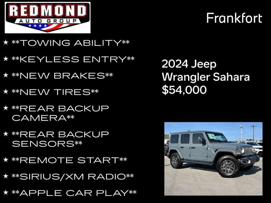 new 2024 Jeep Wrangler car, priced at $54,000