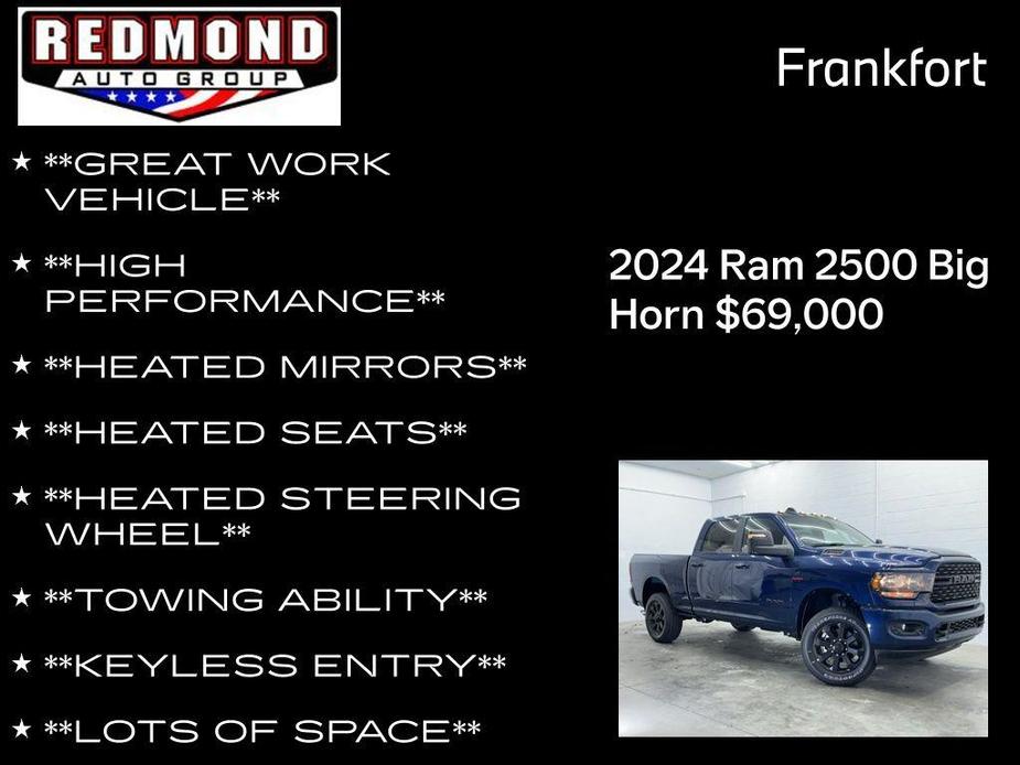 new 2024 Ram 2500 car, priced at $69,000