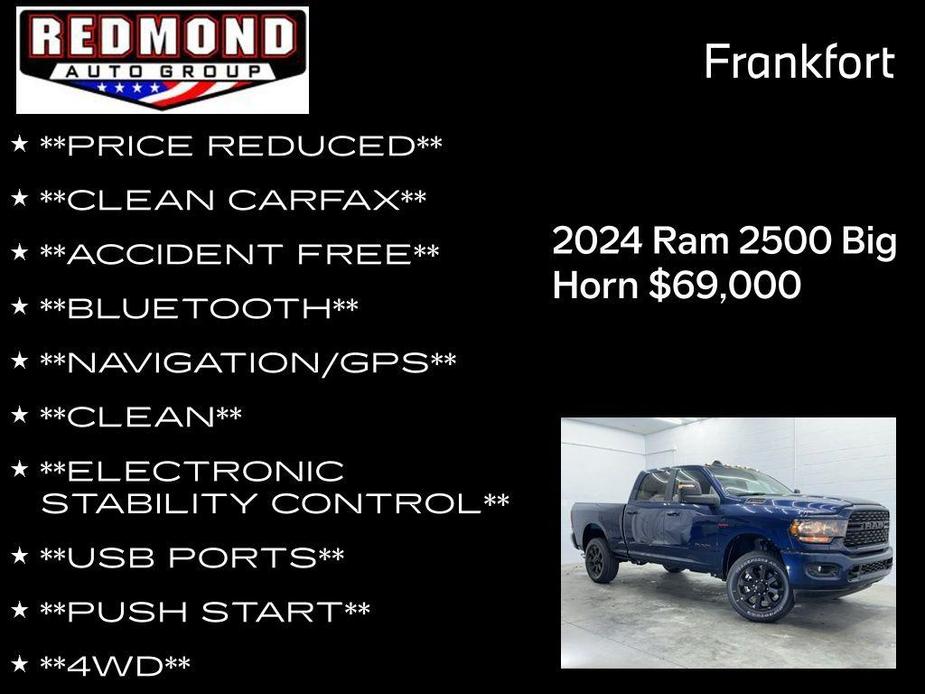 new 2024 Ram 2500 car, priced at $69,000