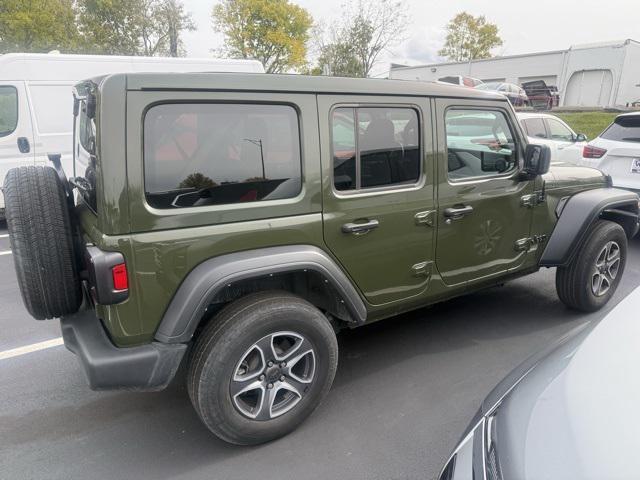 used 2022 Jeep Wrangler Unlimited car, priced at $27,398