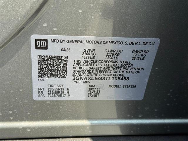 new 2026 Chevrolet Equinox car, priced at $34,335