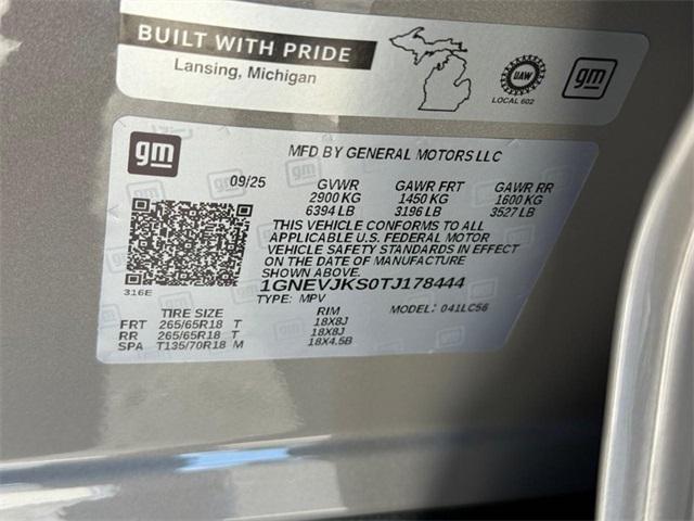 new 2026 Chevrolet Traverse car, priced at $52,880