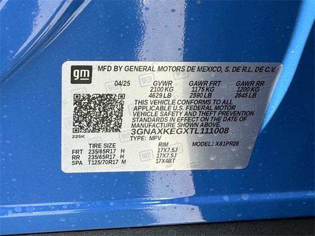 new 2026 Chevrolet Equinox car, priced at $35,335