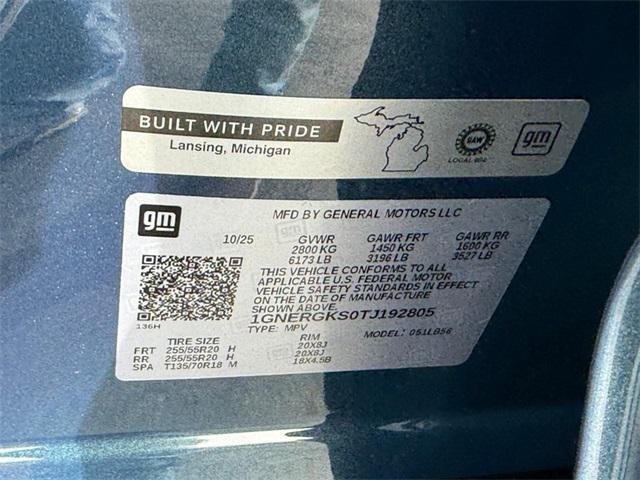 new 2026 Chevrolet Traverse car, priced at $44,630