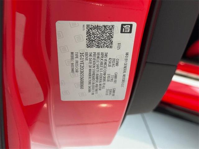 new 2025 Chevrolet Corvette car, priced at $125,020