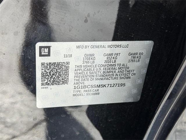 used 2019 Chevrolet Cruze car, priced at $13,698
