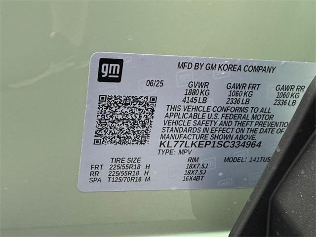 new 2025 Chevrolet Trax car, priced at $25,980