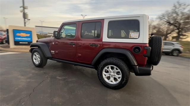 used 2021 Jeep Wrangler Unlimited car, priced at $31,512