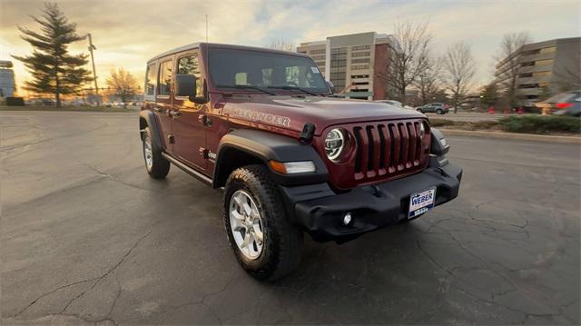 used 2021 Jeep Wrangler Unlimited car, priced at $31,512