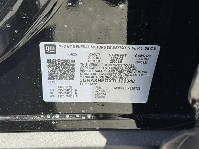 new 2026 Chevrolet Equinox car, priced at $30,045