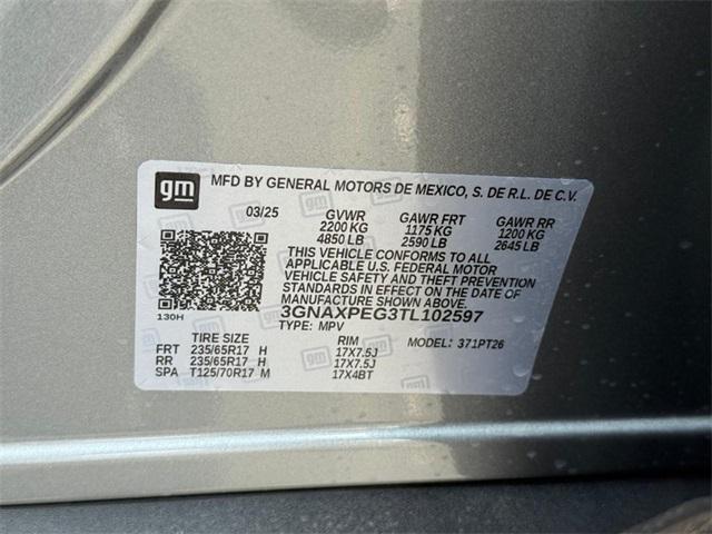 new 2026 Chevrolet Equinox car, priced at $33,172