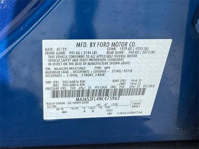 used 2022 Ford EcoSport car, priced at $17,698