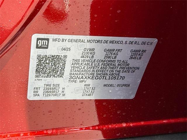 new 2026 Chevrolet Equinox car, priced at $34,821