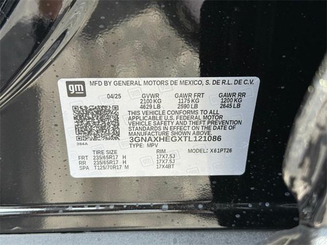 new 2026 Chevrolet Equinox car, priced at $27,745