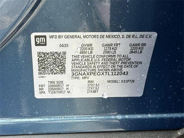 new 2026 Chevrolet Equinox car, priced at $30,690