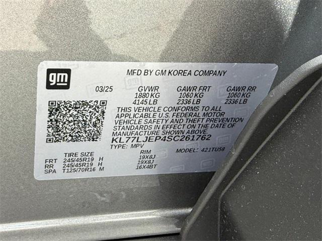 new 2025 Chevrolet Trax car, priced at $26,185