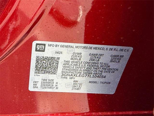 new 2026 Chevrolet Equinox car, priced at $35,548