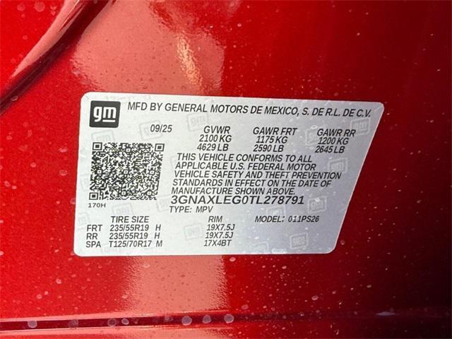 new 2026 Chevrolet Equinox car, priced at $32,650