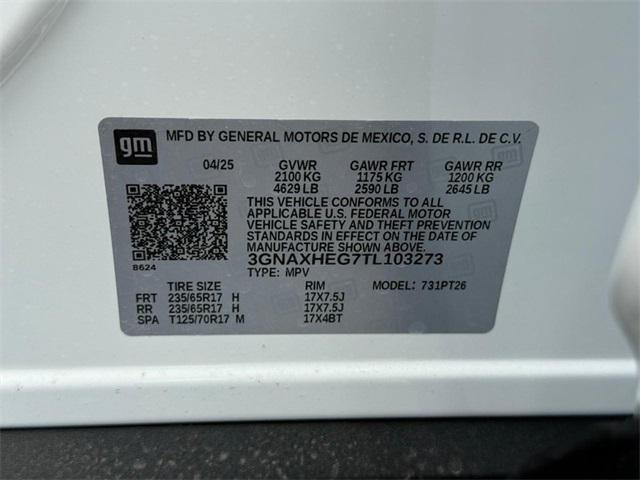 new 2026 Chevrolet Equinox car, priced at $28,680